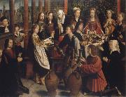 Gerard David The wedding to canons oil painting reproduction